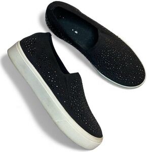 Black Sparkly Sneakers
